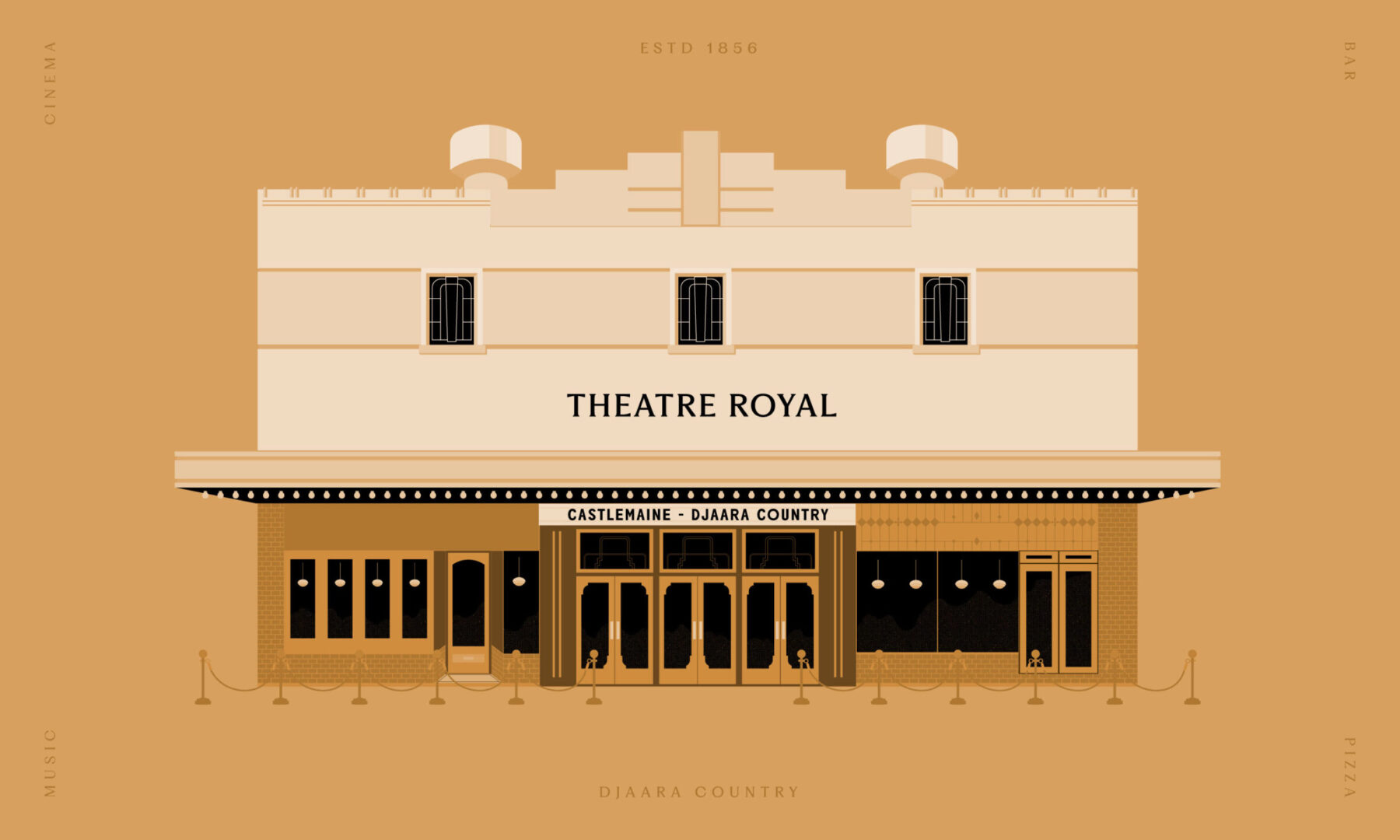 Illustration of Theatre Royal Castlemaine